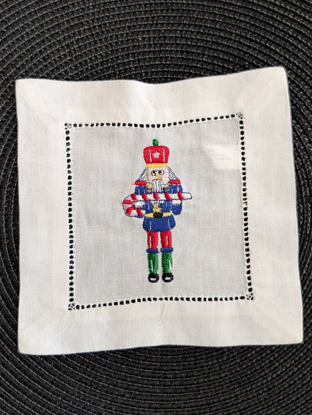 new set of 8 NUTCRACKER COCKTAIL NAPKINS